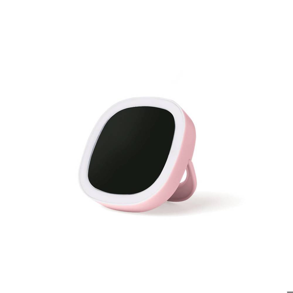 NEW DML WHOLESALE women's lemon lavender mini led makeup mirror in pink